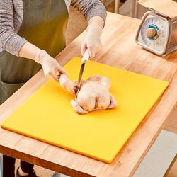 Tábua de cortar 500x300x30 mm amarela