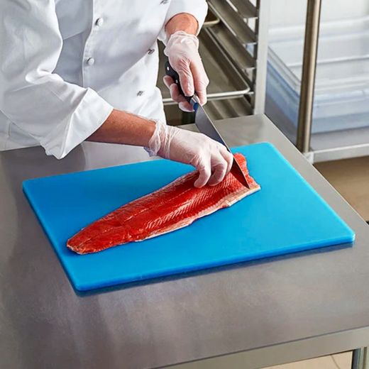 Tábua de cortar 500x300x30 mm azul