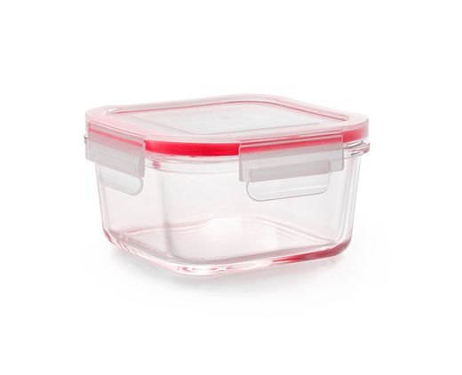 Táper de cristal borosilicato cuadrado