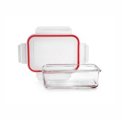 Táper de cristal borosilicato rectangular