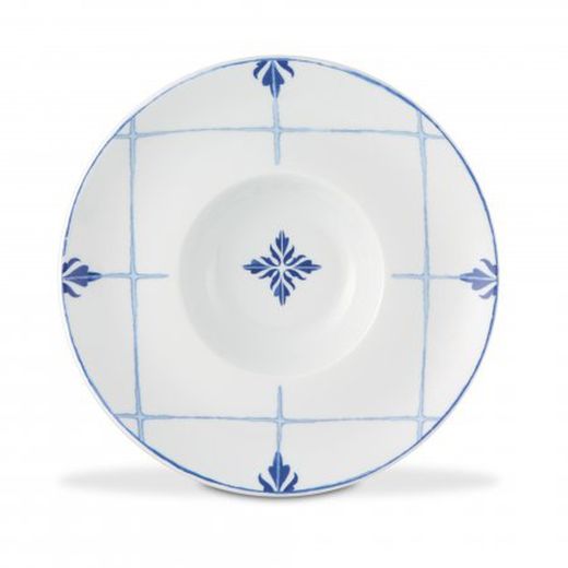 Prato de risoto de azulejos 27 cm